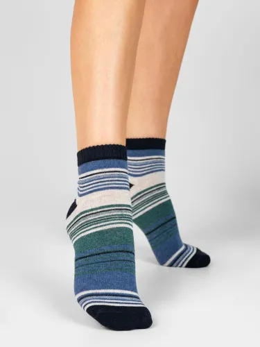 Носки женские С 448 голубой р.23-25