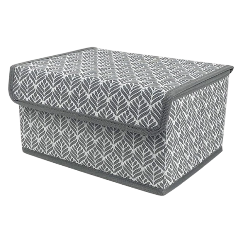 ЛИСТЬЯ коробка д/хранения вещей 25*19*13см Д70302.10