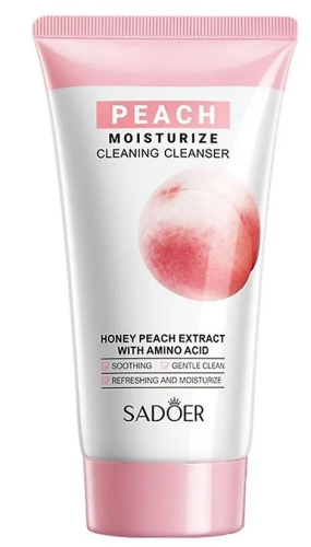 SADOER пенка д/умывания amino acid персик 150г