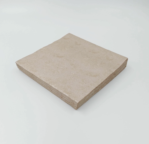 BOUQUET Art салфетки столовые барокко золотистый жемчуг 3сл. 33*33см 16шт