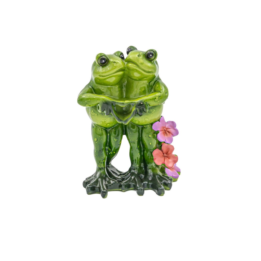 Фигурка Влюбленные лягушки 11,5см керамика арт.ED0203
