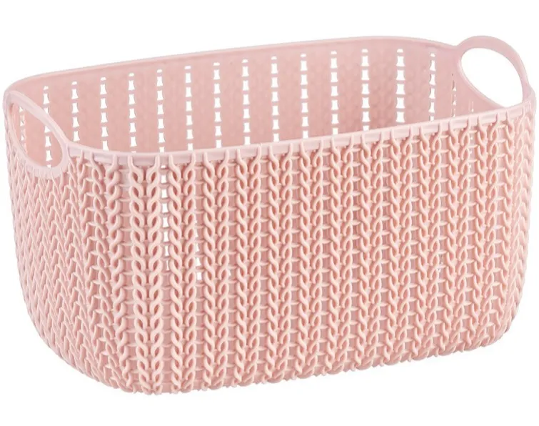 ВЯЗАНИЕ корзина 4л цв.чайная роза М2380/12