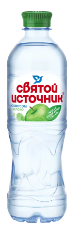 СВЯТОЙ ИСТОЧНИК вода питьевая негазированная со вкусом яблока 0,5л/12 пэт