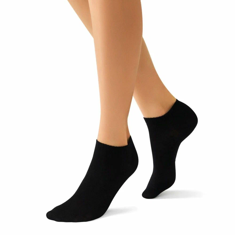 OMSA носки женские укороченные 252 неро р.39-41