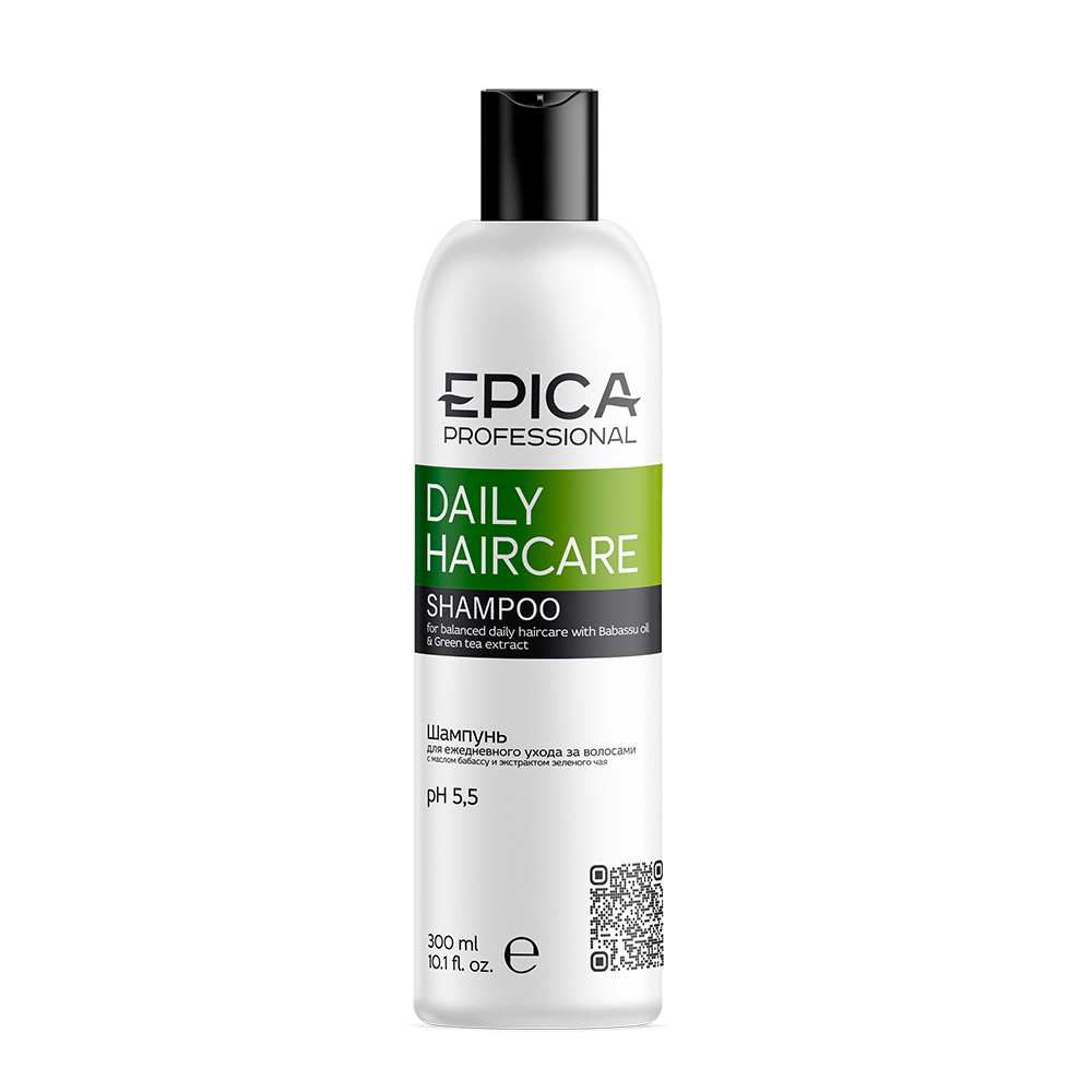 EPICA Professional Daily Care шампунь д/ежедневного ухода волос бабассу и зеленый чай 300мл