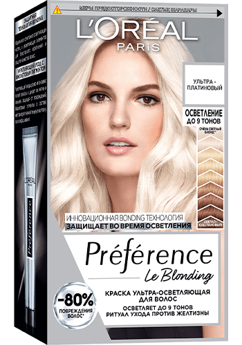 LOREAL PREFERENCE краска д/волос т.9L ultra platinum