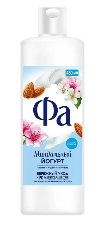 ФА гель д/душа миндальный йогурт 450мл