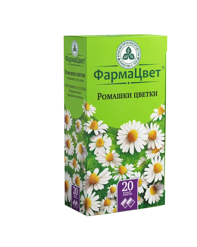 Ромашка трава и цветки ф/п по 1,5г №20/7