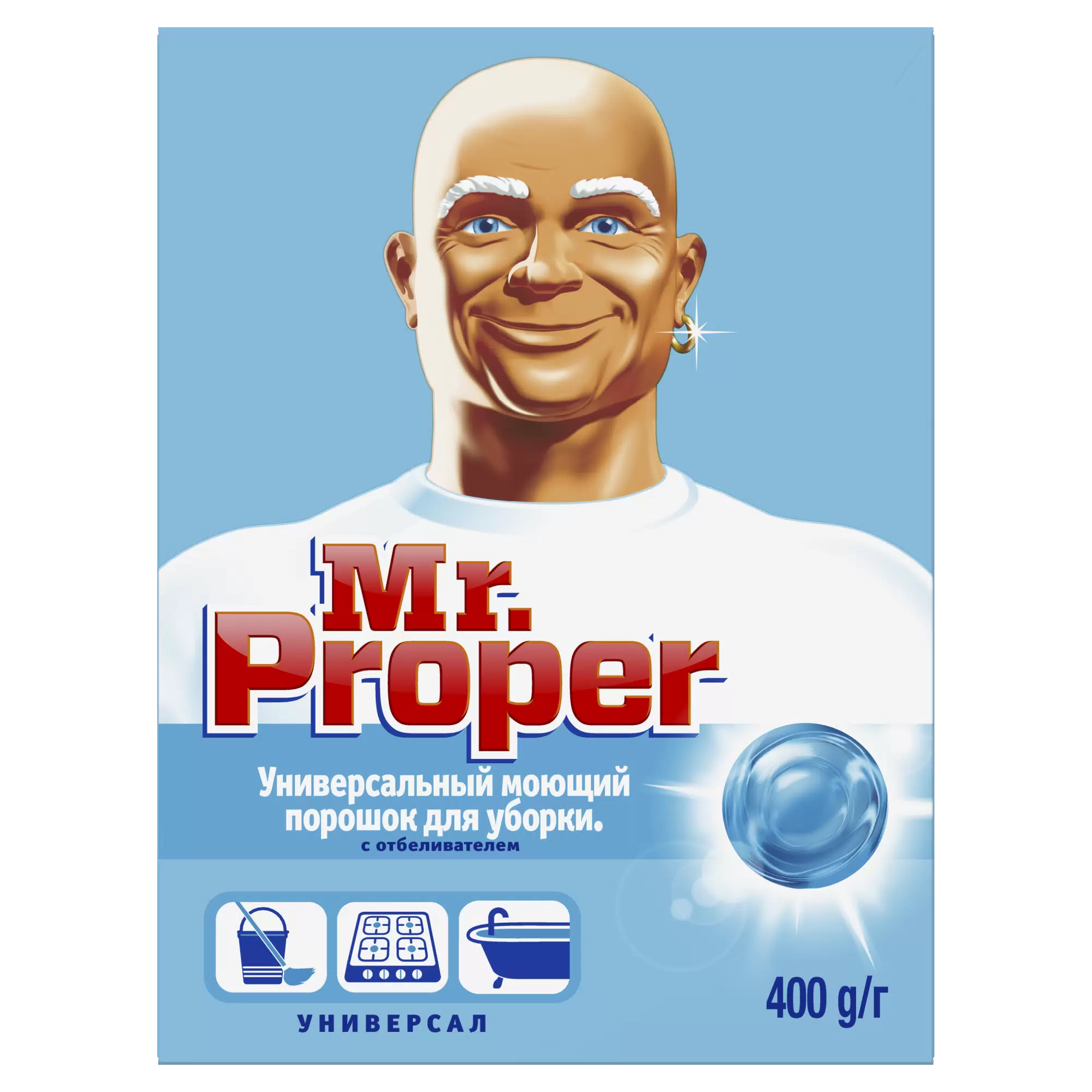 MR PROPER порошок чистящий отбеливающий 400г