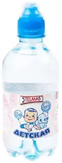 СТЭЛМАС вода детская негазированная питьевая спорт 330мл