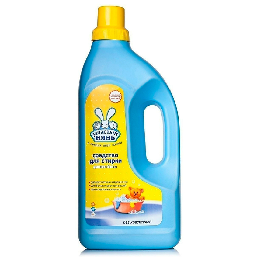 УШАСТЫЙ НЯНЬ средство д/стирки детского белья 1200мл