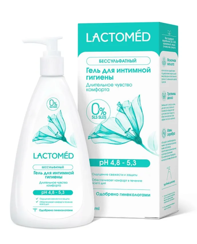 LACTOMED гель д/интимной гигиены длительное чувство комфорта 200мл