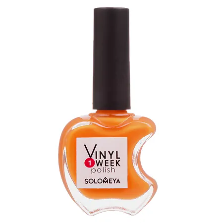 SOLOMEYA лак д/ногтей one week vinyl polish flame orange т.33 13мл