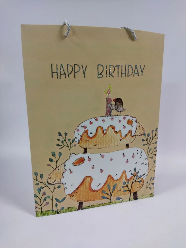 Пакет подарочный 40*30*12см С Днем рождения EL231107639