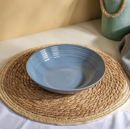 FIORETTA Fiesta цв.дымчато-голубой тарелка суповая 22см TDP712