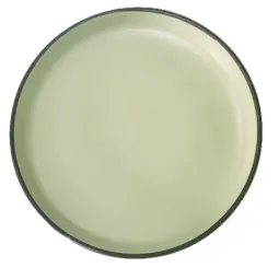 NATA M рифленая бежевая тарелка десертная 20см керамика 648-7