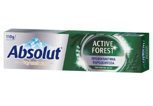 ABSOLUT Professional паста зубная active forest антибактериальная 110г