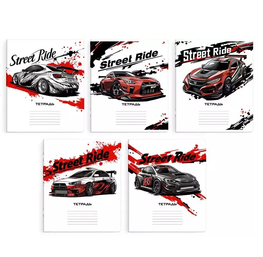 Тетрадь 24л линия городские гонки 68537