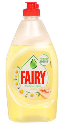 FAIRY средство д/мытья посуды нежные руки ромашка и витамин Е 400мл