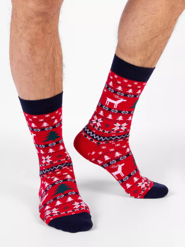 Носки мужские С1512 красный р.25