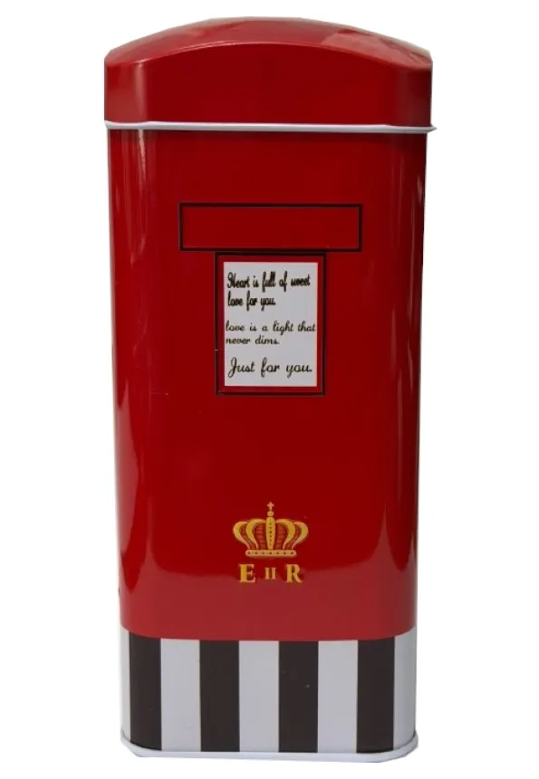 Копилка почтовый ящик жесть 7*7*16см 726023