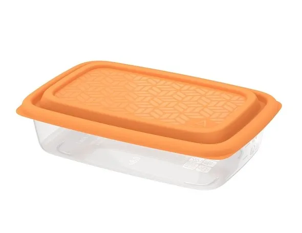 Контейнер гурман заморозка/СВЧ цв.оранж. 800мл 194*131*52см АП515/70                               