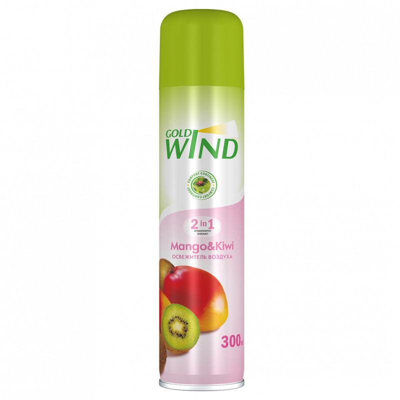 GOLD WIND освежитель воздуха киви и манго 300мл (12)