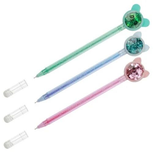 MESHU ручка гелевая стираемая funny smile синяя 0,5мм