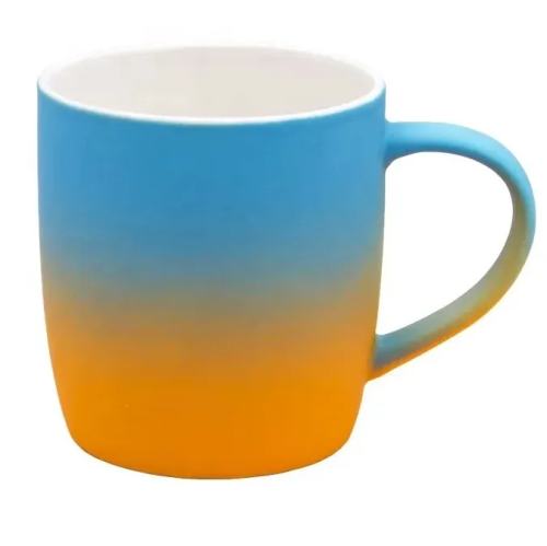Кружка Градиент софт тач керамика 340мл ED25325