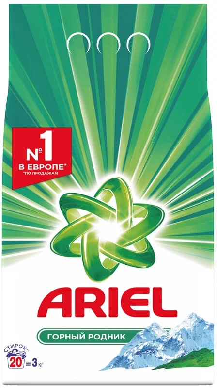 ARIEL порошок стир automat горный родник 3000г