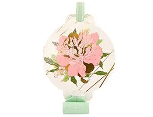 ВЕСЕЛАЯ ЗАТЕЯ язык-гудок дизайн пионы 6шт 1501-4936