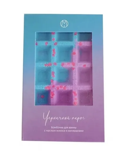 MiPASSiON бомбочка д/ванн вафля черничный пирог 140г