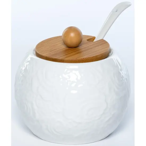 BALSFORD Роза сахарница с ложкой 400мл фарфор 193-48021