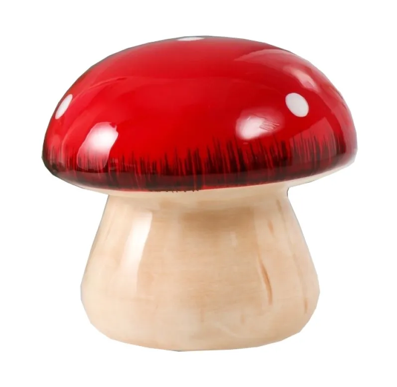 Копилка мухоморчик керамика 13,3*13,3*13,3см 9735396