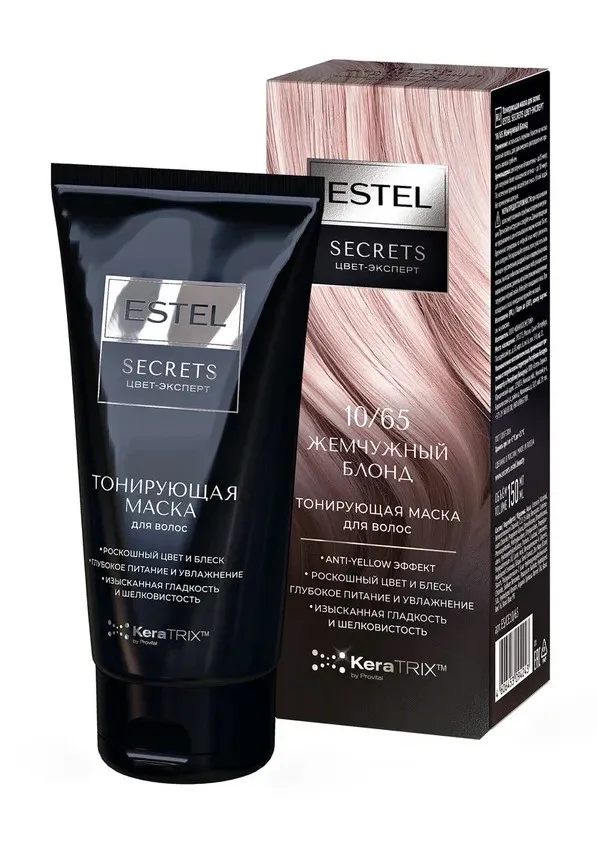 ESTEL Secrets Цвет-Эксперт маска тонирующая д/волос 10/65 жемчужный блонд 150мл