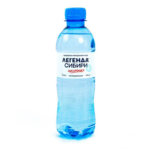 ЛЕГЕНДА СИБИРИ вода щелочная негазированная пл/б 0,33л