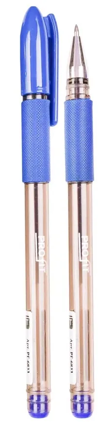 Ручка гелевая синяя РГ-6833