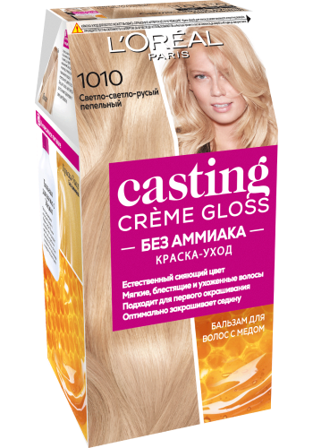 LOREAL CASTING CREME GLOSS краска д/волос т.1010 св.русый пепельный