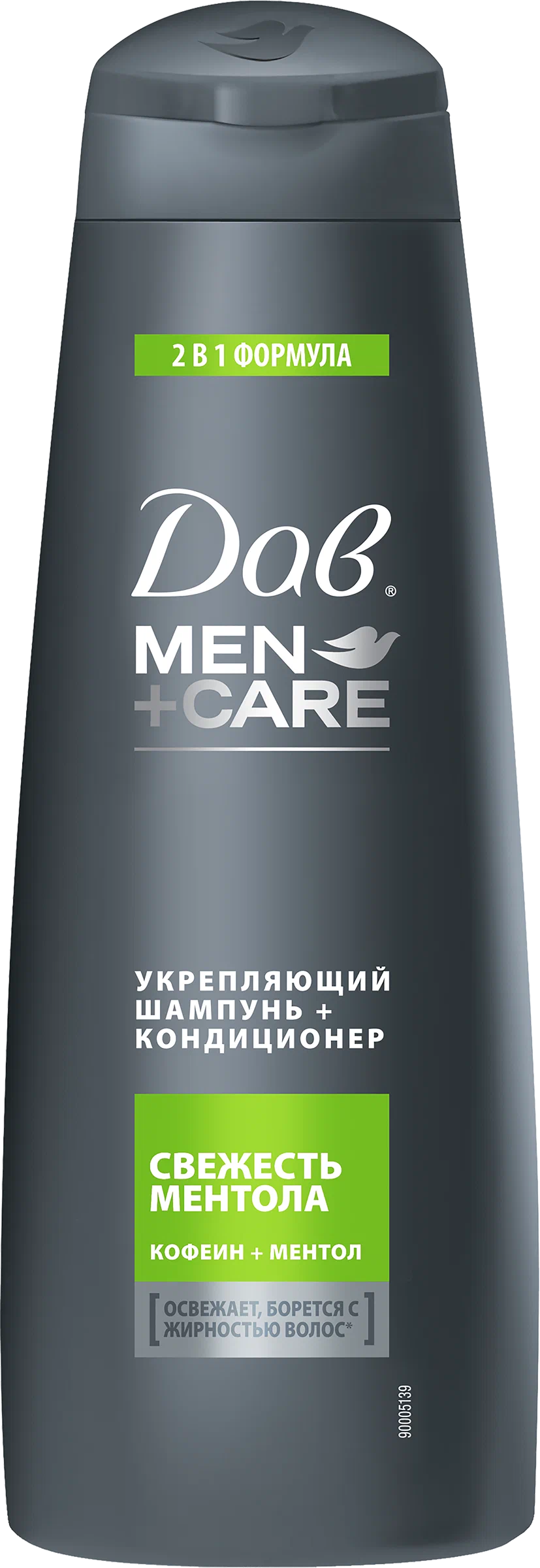 ДАВ MEN шампунь-кондиционер 2в1 свежесть ментола 380мл