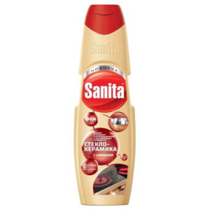 SANITA крем д/чистки стеклокерамики 600мл