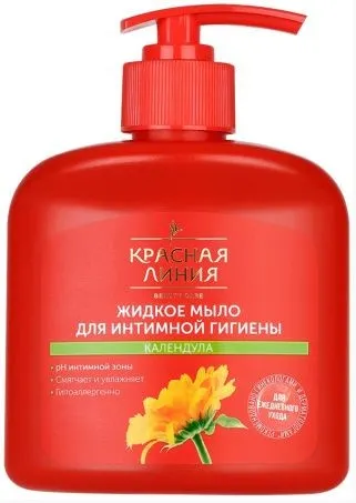 КРАСНАЯ ЛИНИЯ мыло д/интимной гигиены жидкое календула 250мл