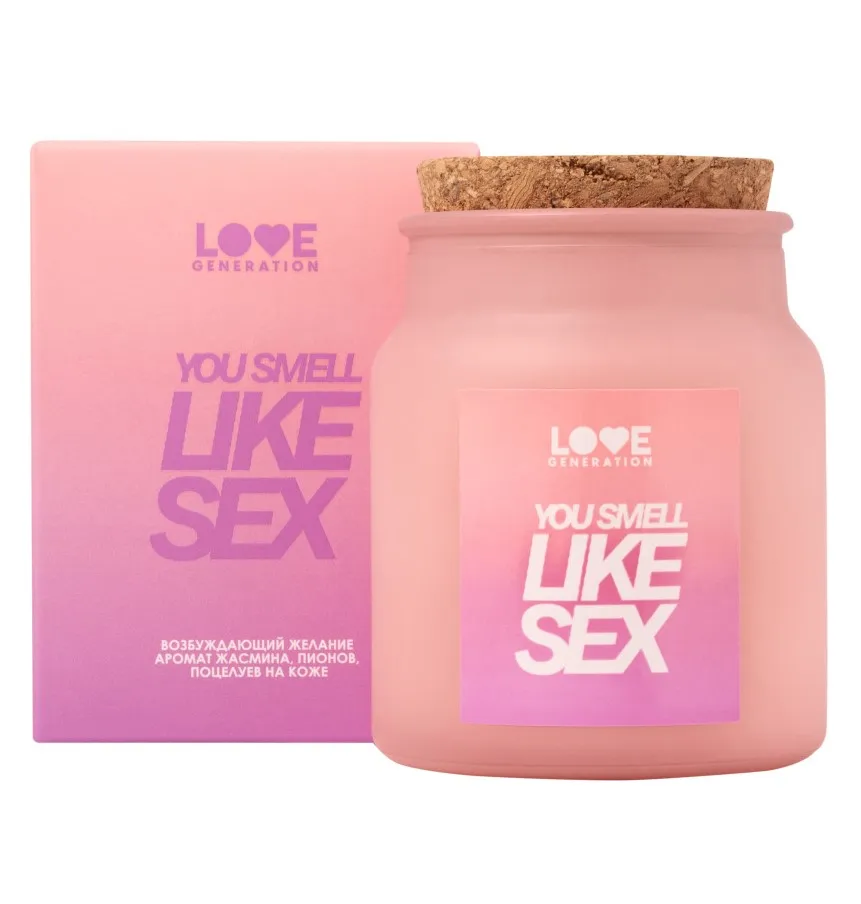 LOVE GENERATION свеча аромат. д/дома you smell like sex
