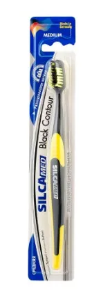 SILCAMED щетка зубная black contour ср.жесткости 206B