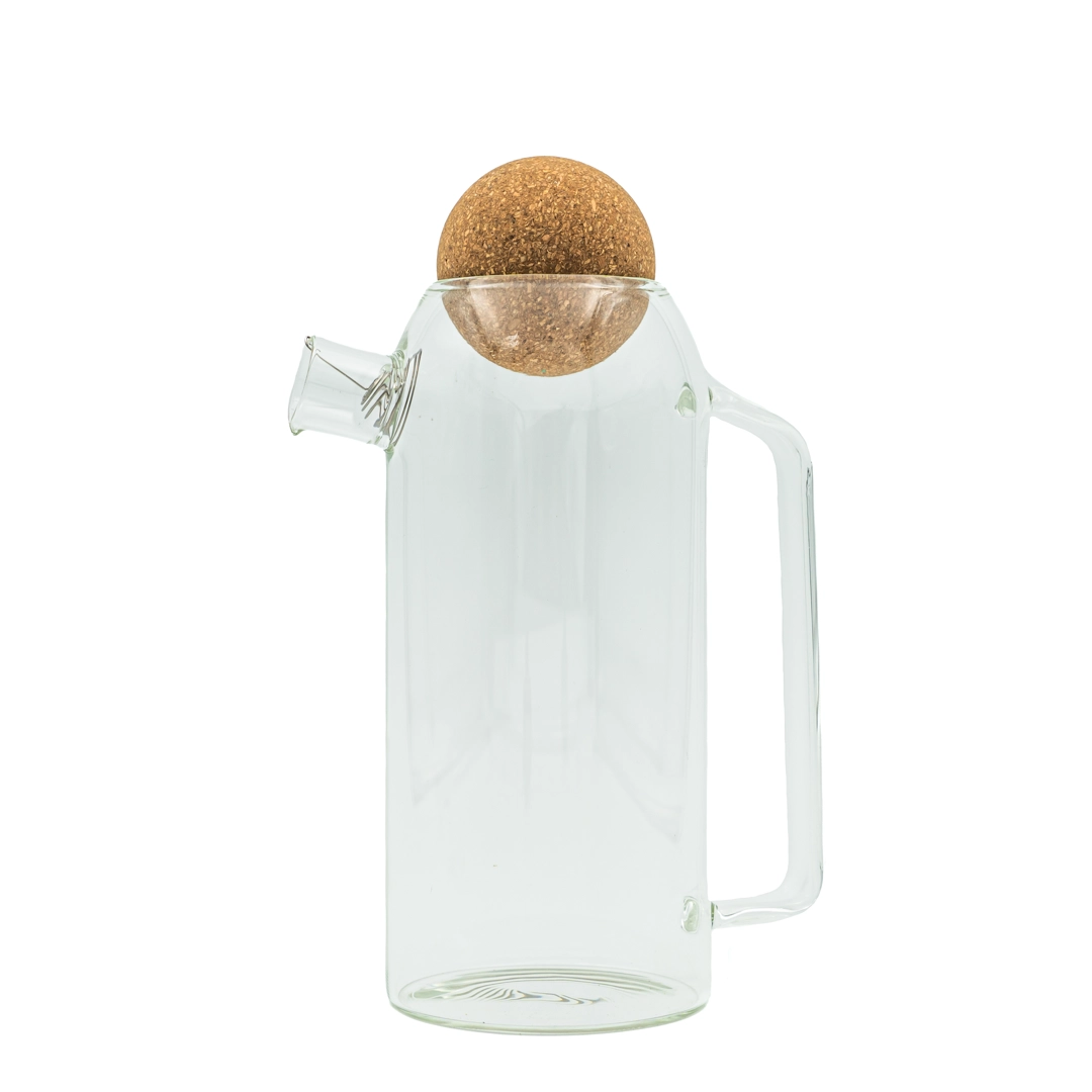 Чайник заварочный с круглой пробковой крышкой 700мл арт.EA107