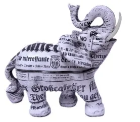 Фигура декоративная слон 17*17*8см 2024-3415