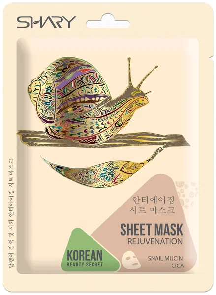SHARY маска д/лица омолаживающая муцин улитки и центелла азиатская 25г