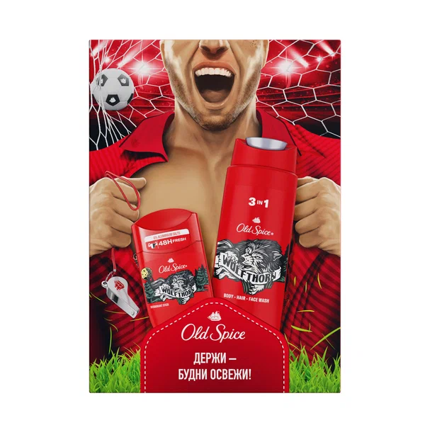 OLD SPICE набор подарочный: дезодорант 50мл, гель д/душа wolfthorn 250мл