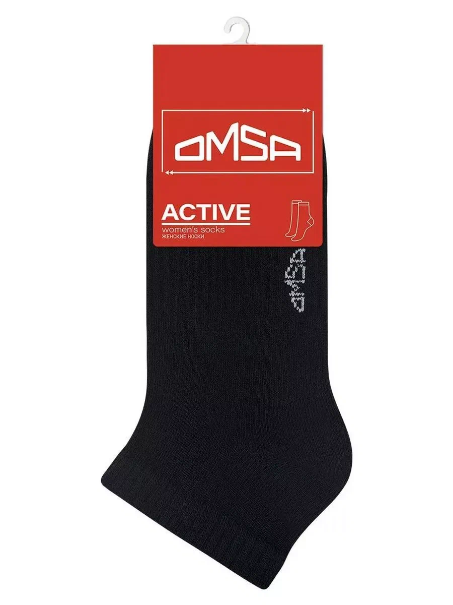 OMSA носки женские актив укороченные 151 nero р.35-38