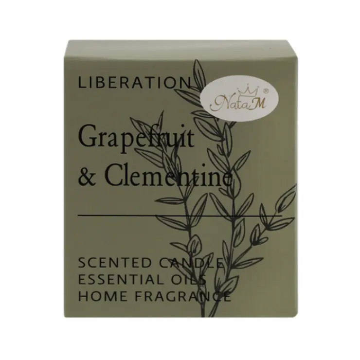 NATA M свеча аромат. в стакане природное вдохновение грейпфрут и клемент 130г