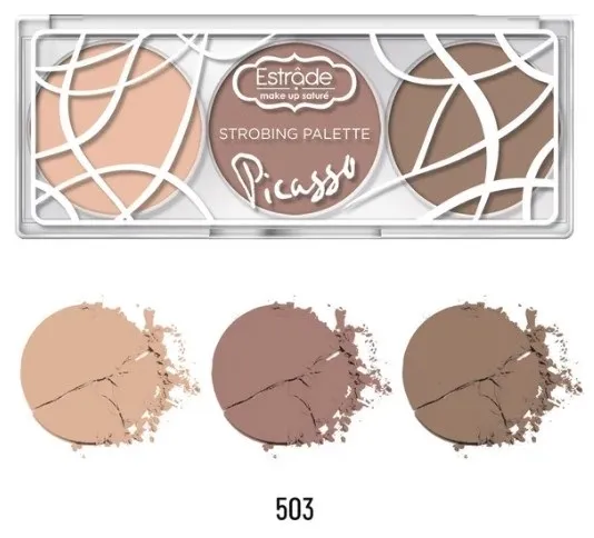 ESTRADE палетка д/стробинга скульптор и хайлайтер т.503